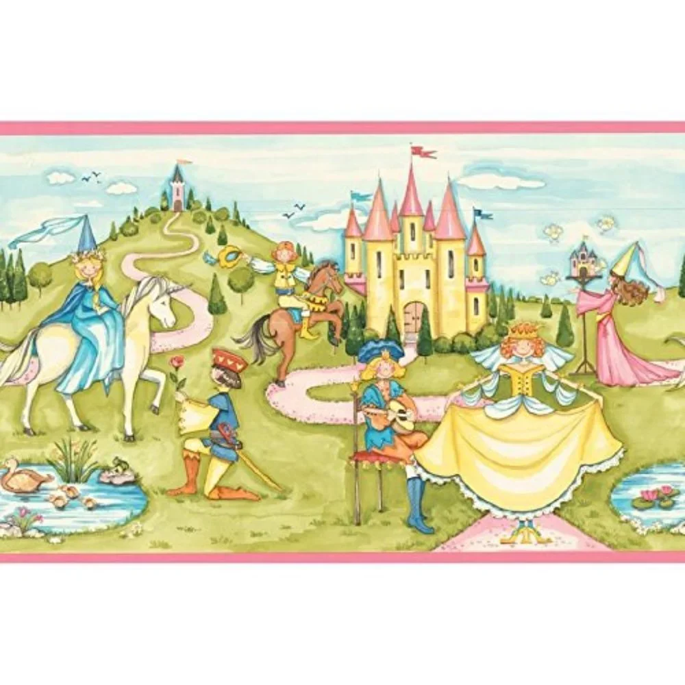 WAVERLY Fairy Tale Princess Wallpaper Border Classics for Kids #5510350